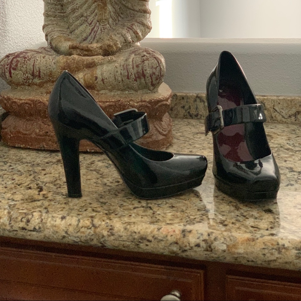 Mary Jane Platform Heels